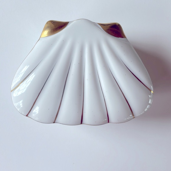 VTG 1970’s Ceramic Shell Box & Trinket Dishes - Picture 2 of 9